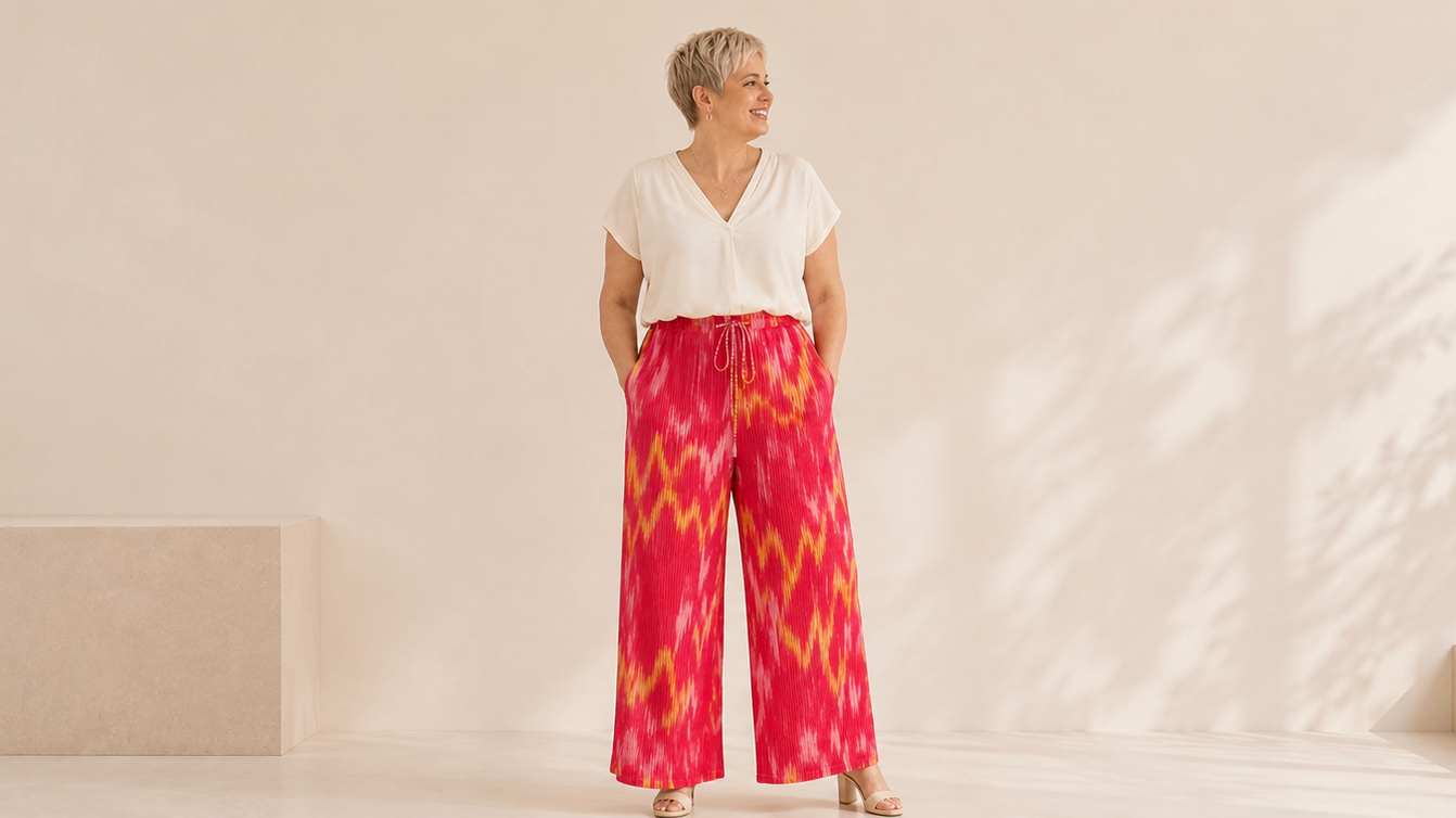 One Pair of Print Pants, Seven Ways to Wear Them