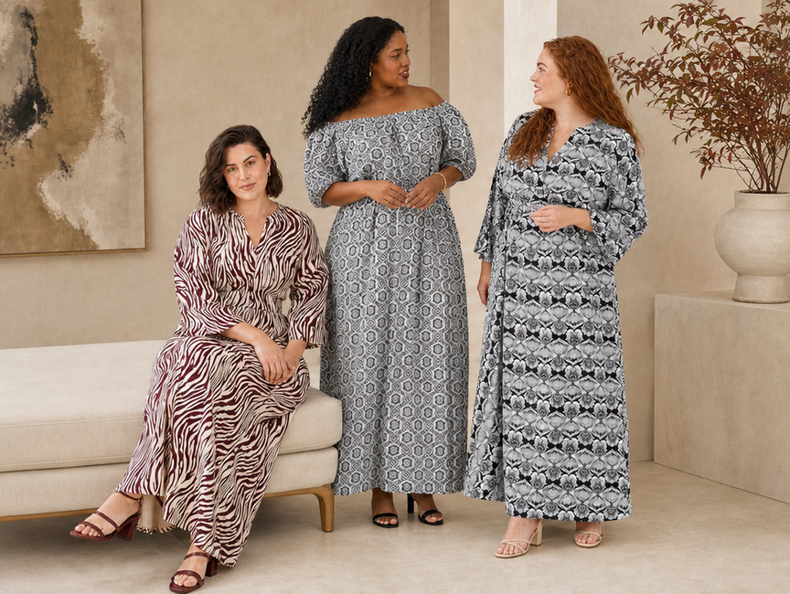 Three Maxi Dresses for the First Hint of Autumn