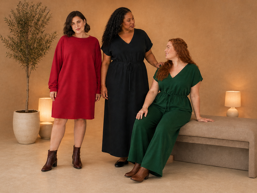 Red, Black and Forest Green After Dark