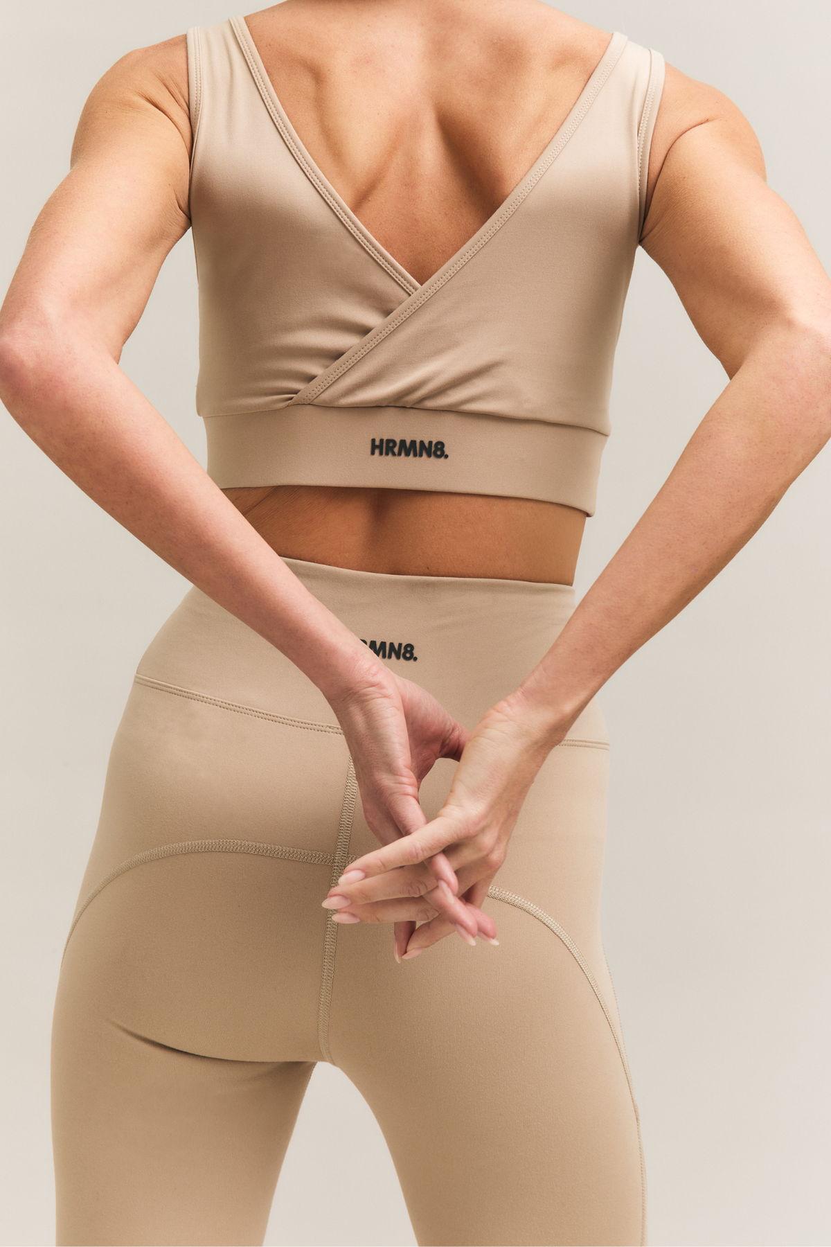 Cream High-Waist Sculpt Leggings – Slip – view 06