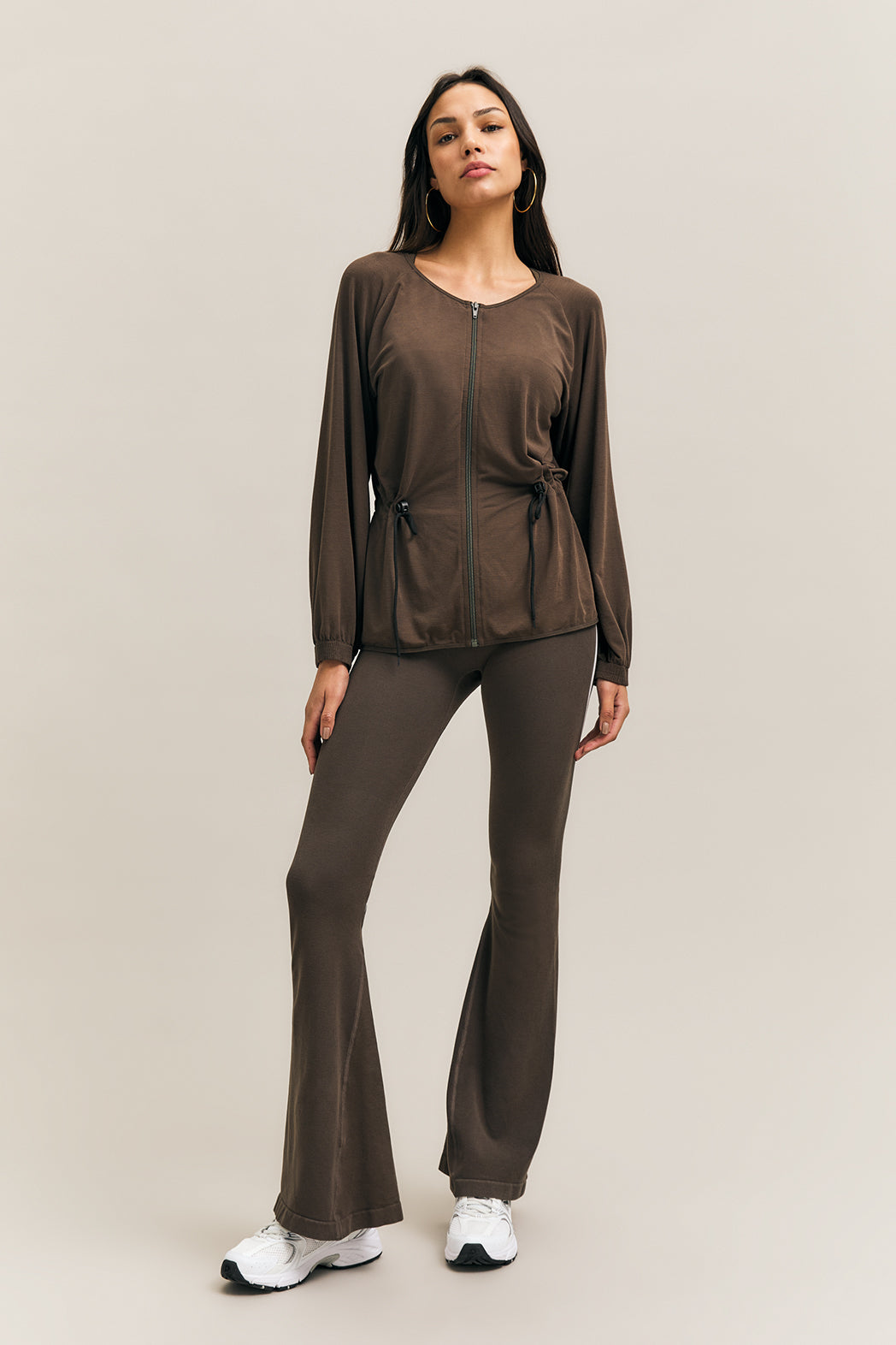 Espresso Brown Zip Blouson Jacket – Airflow Lux – view 06