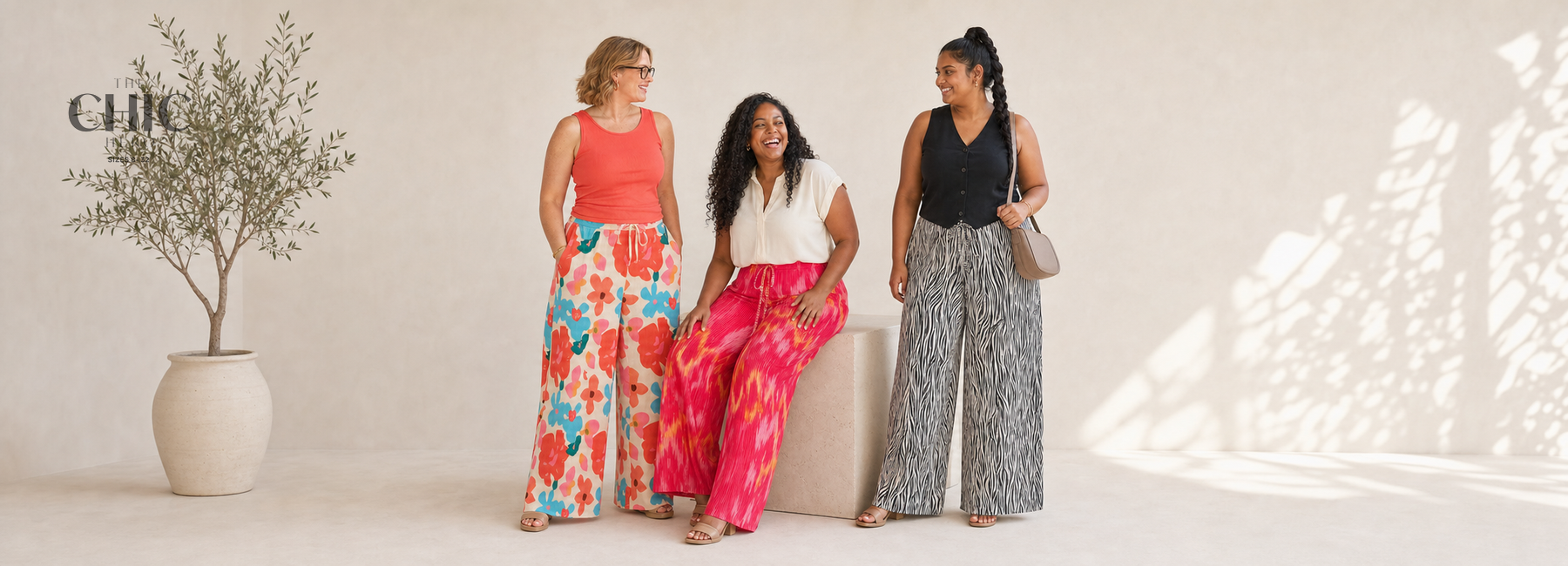 How to Style Printed Wide-Leg Trousers for Warm-Weather Workdays