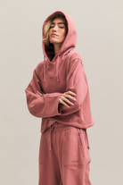 Dusty Rose Oversized Wide-Sleeve Hoodie – Allure – view 02