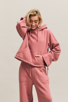 Dusty Rose Oversized Wide-Sleeve Hoodie – Allure – view 05
