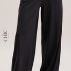 The Chic Hero Black Tailored Wide-Leg Trousers – Persuasion front product image