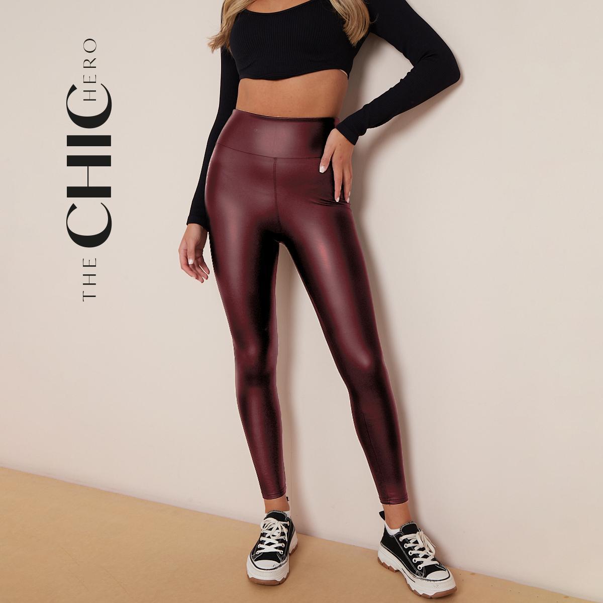 The ChicHero PU Stretch Leggings