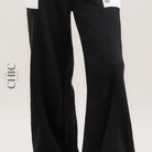 The Chic Hero Black & Stone Panelled Joggers – Frame front product image