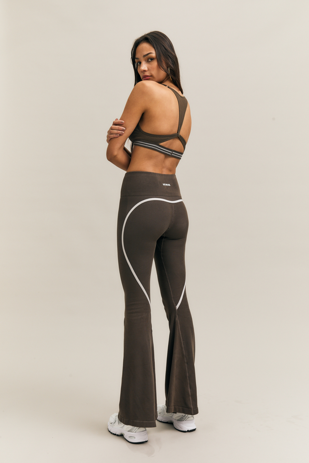 Espresso Brown Strappy Sports Bra – Surge – view 06