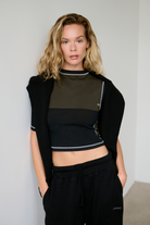 Black & Stone Colour-Block Relaxed Tee – Shift – view 04