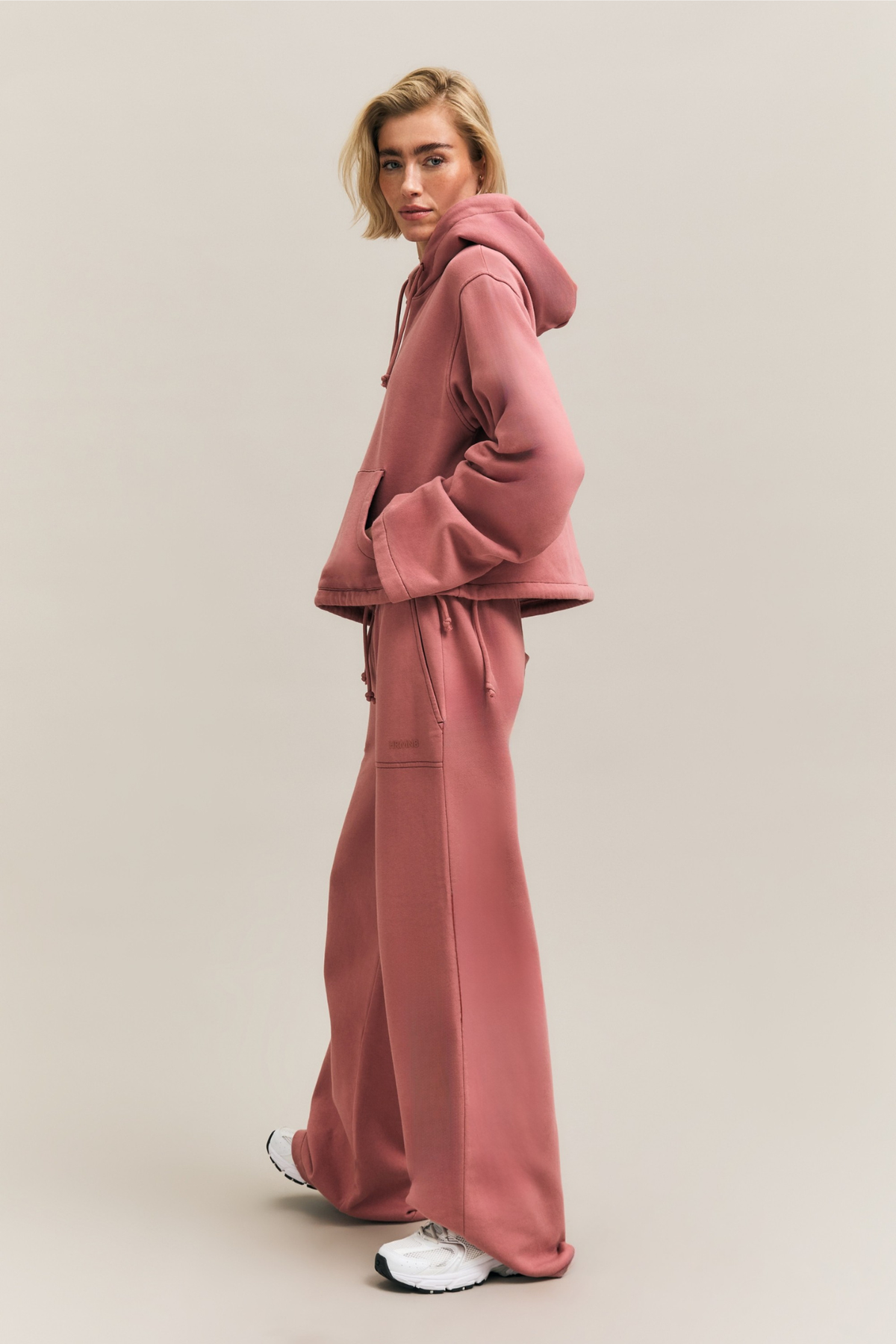 Dusty Rose Oversized Wide-Sleeve Hoodie – Allure – view 06