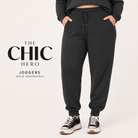 ChicHero women’s brushed-fleece hoodie and jogger set in a relaxed fit