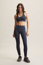 Navy Cutout-Front Sculpt Sports Bra – Contour – view 06