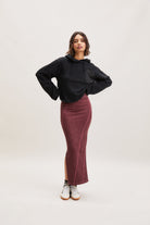 Black Oversized Cropped Hoodie – Orbit – view 06