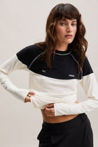 Black & Stone Colour-Block Long-Sleeve Tee – Layer – view 04
