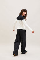 Black & Stone Colour-Block Long-Sleeve Tee – Layer – view 03