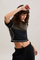Black & Stone Colour-Block Relaxed Tee – Shift – view 05