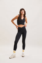 Black High-Waist Full-Length Leggings – Eclipse – view 01