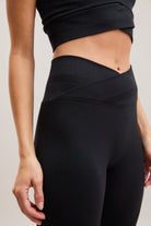 Black High-Waist Full-Length Leggings – Eclipse – view 02