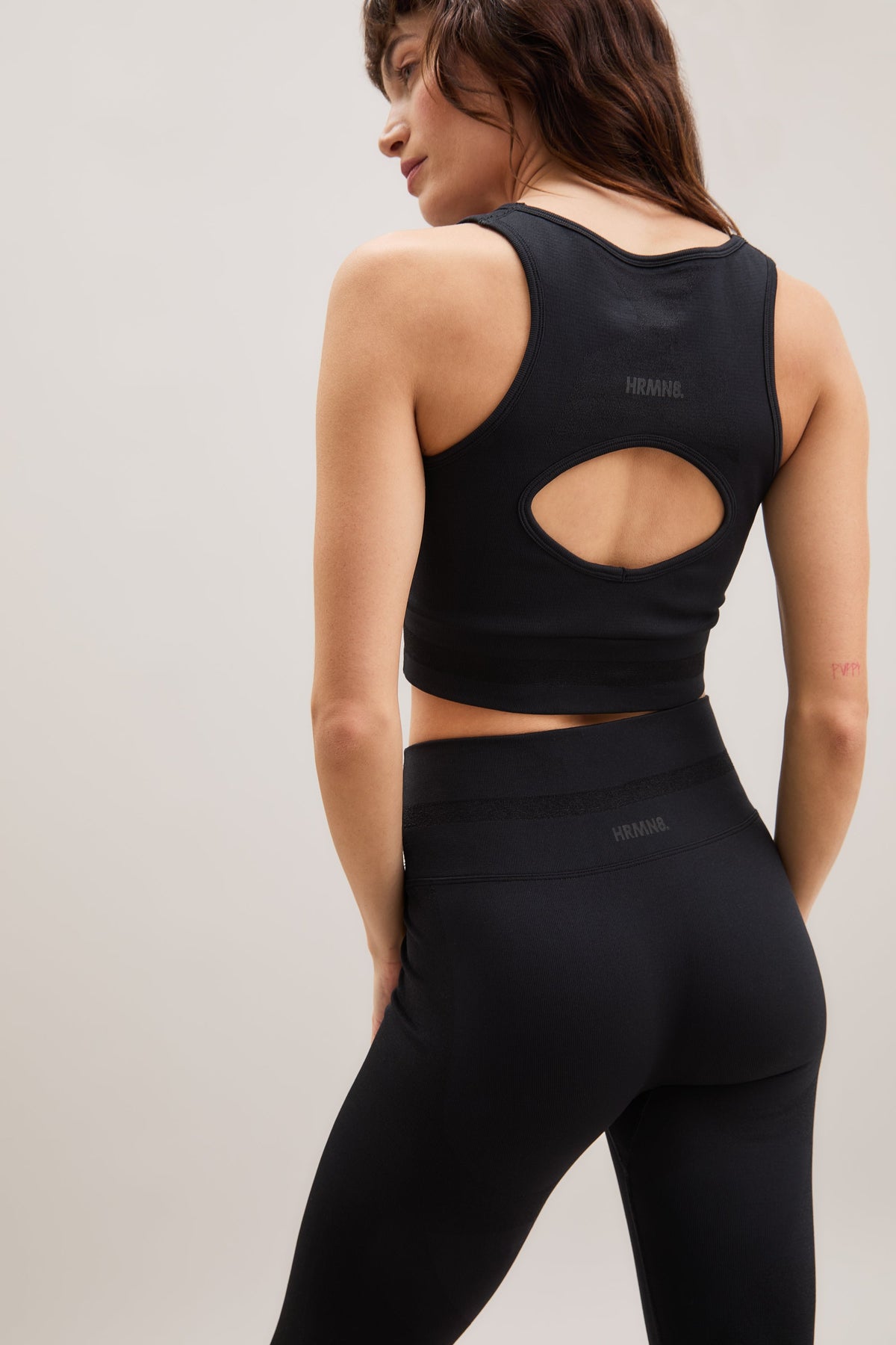 Black Cutout-Back Active Tank – Eclipse – view 02