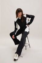 Black & Stone Panelled Joggers – Frame – view 04