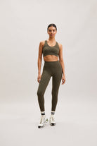 Moss Green High-Waist Sculpt Leggings – view 02