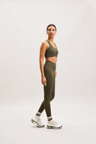 Moss Green Scoop-Neck Sports Bra – Sculpt – view 05