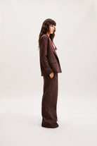Espresso Brown Tailored Wide-Leg Trousers – Align – view 06