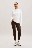 White Zip-Through Hoodie – Drift – view 03