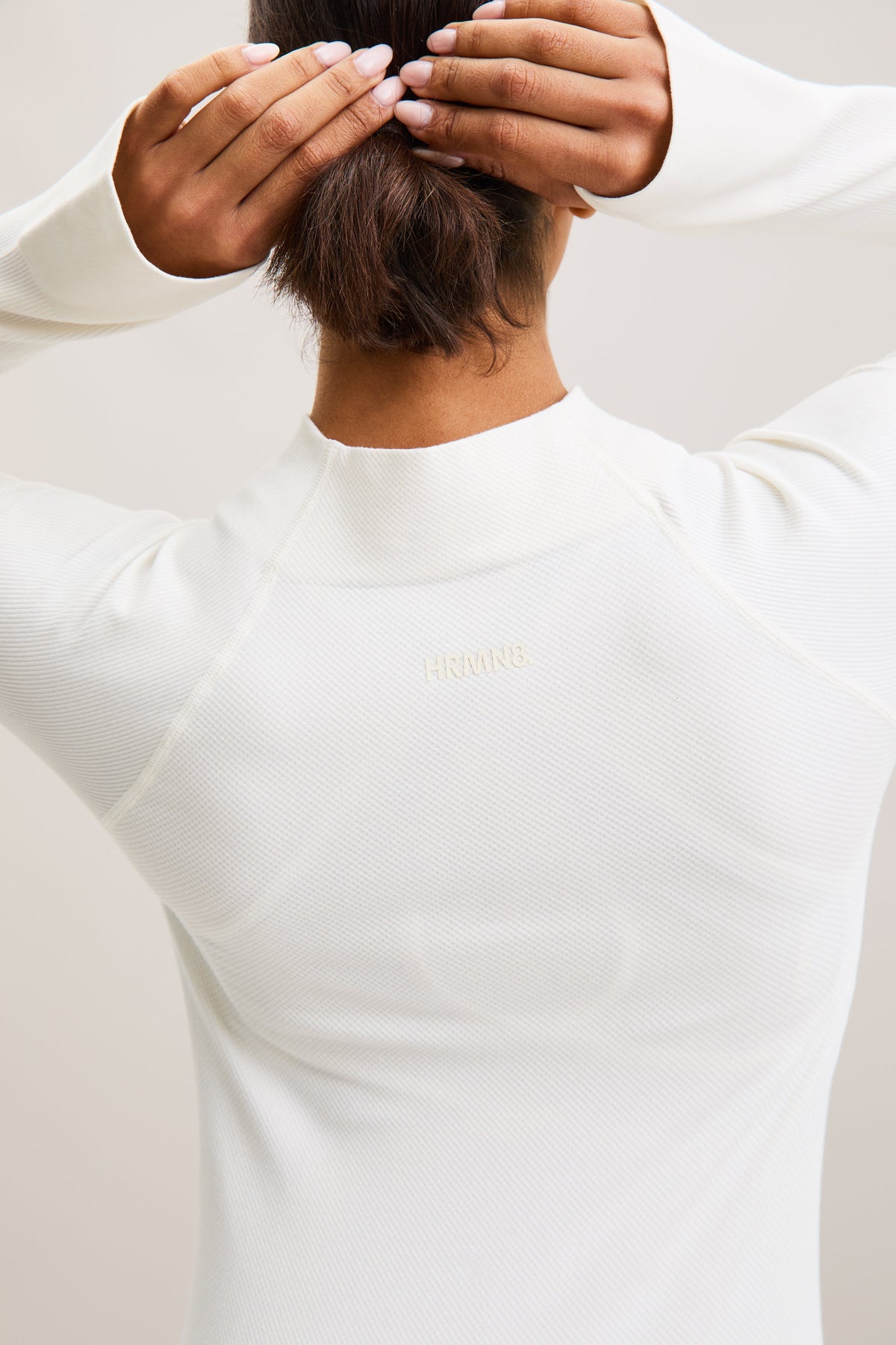 White Zip-Through Hoodie – Drift – view 05